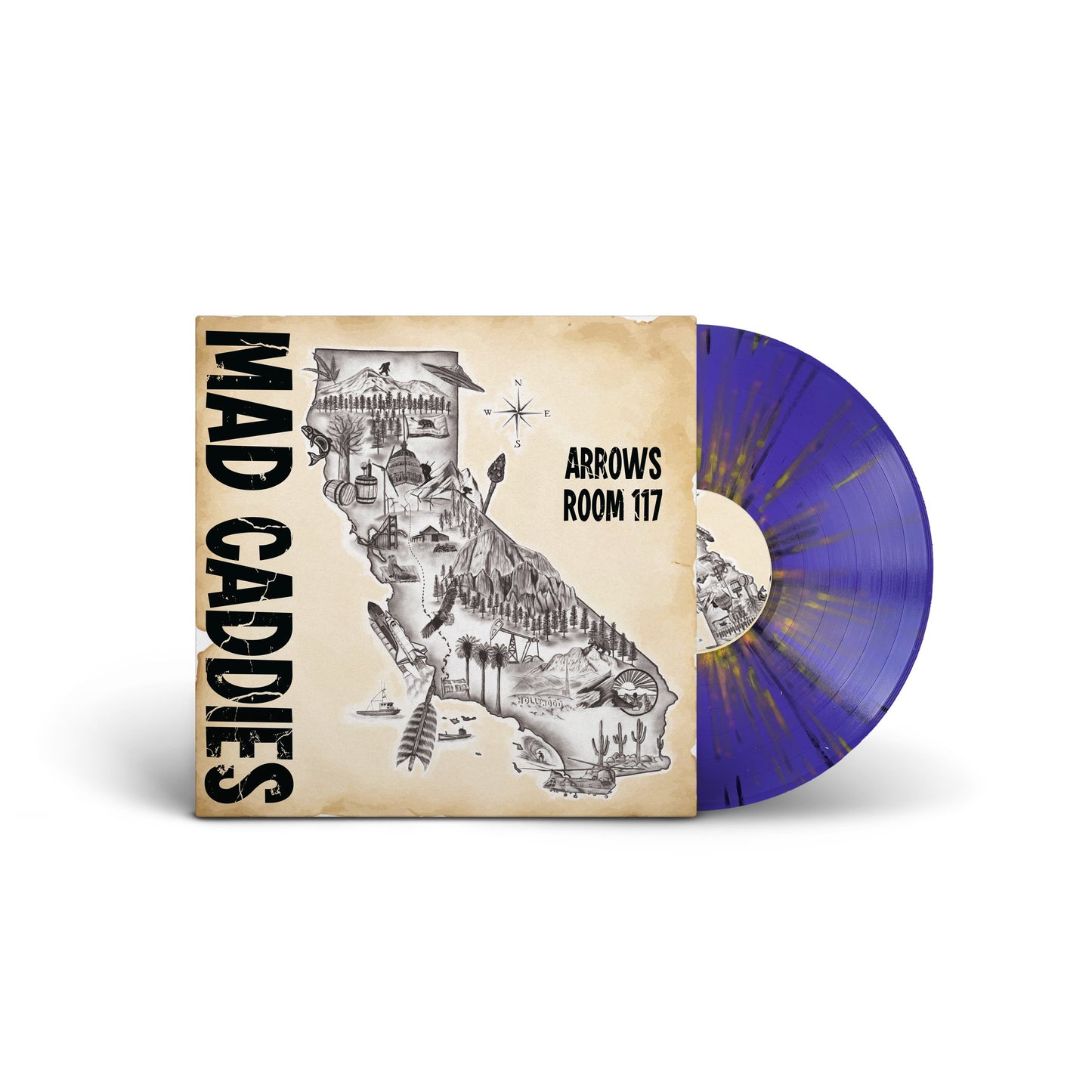 Arrow Room 117 LP (Violet/Yellow Splatter)