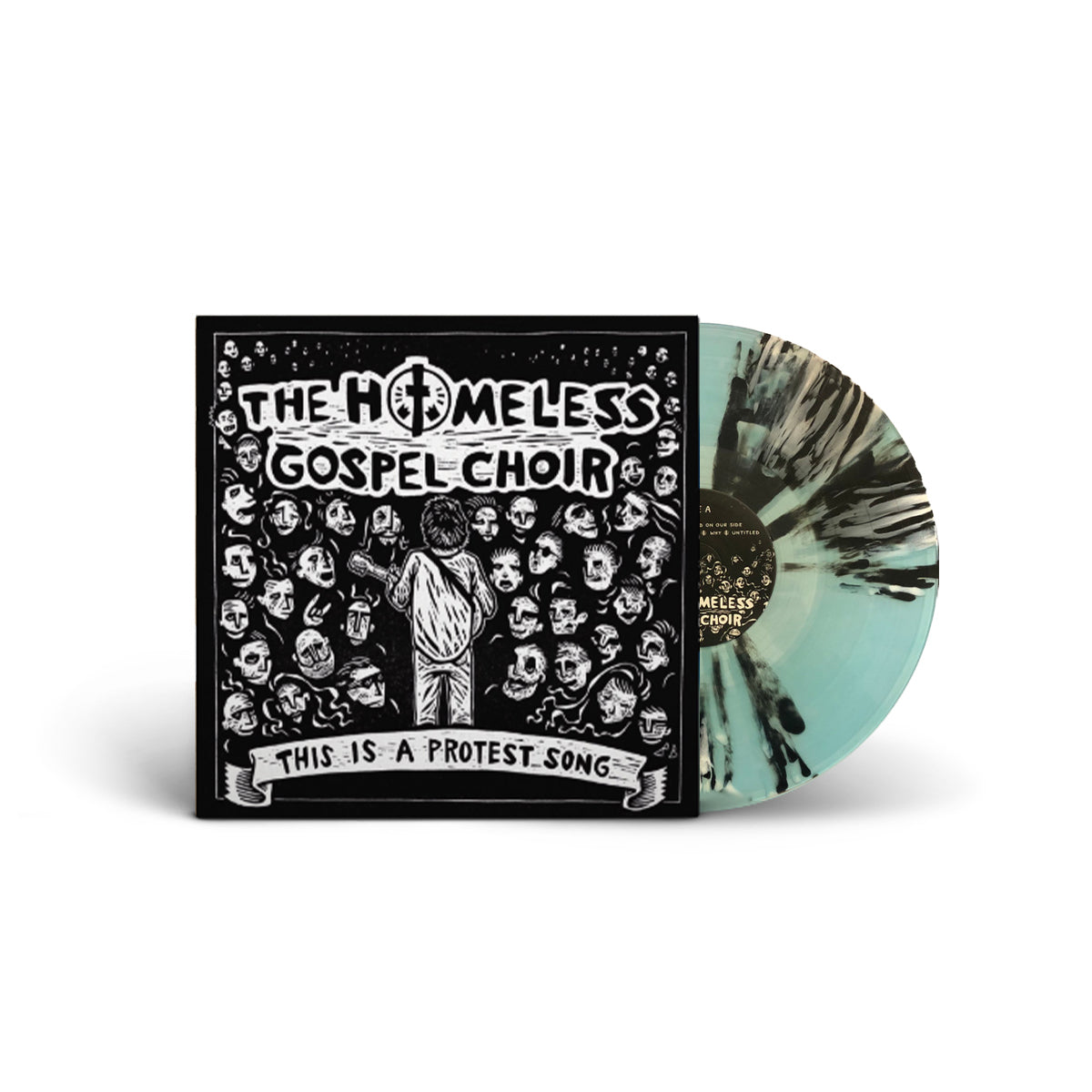 The Homeless Gospel Choir - This Is A Protest Song LP (Coke Bottle Splatter)