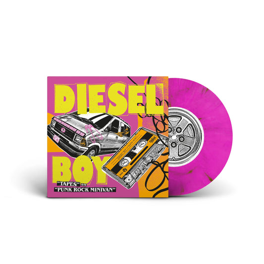 Tapes & Punk Rock Mini Van 7" (Soft Pink Version)