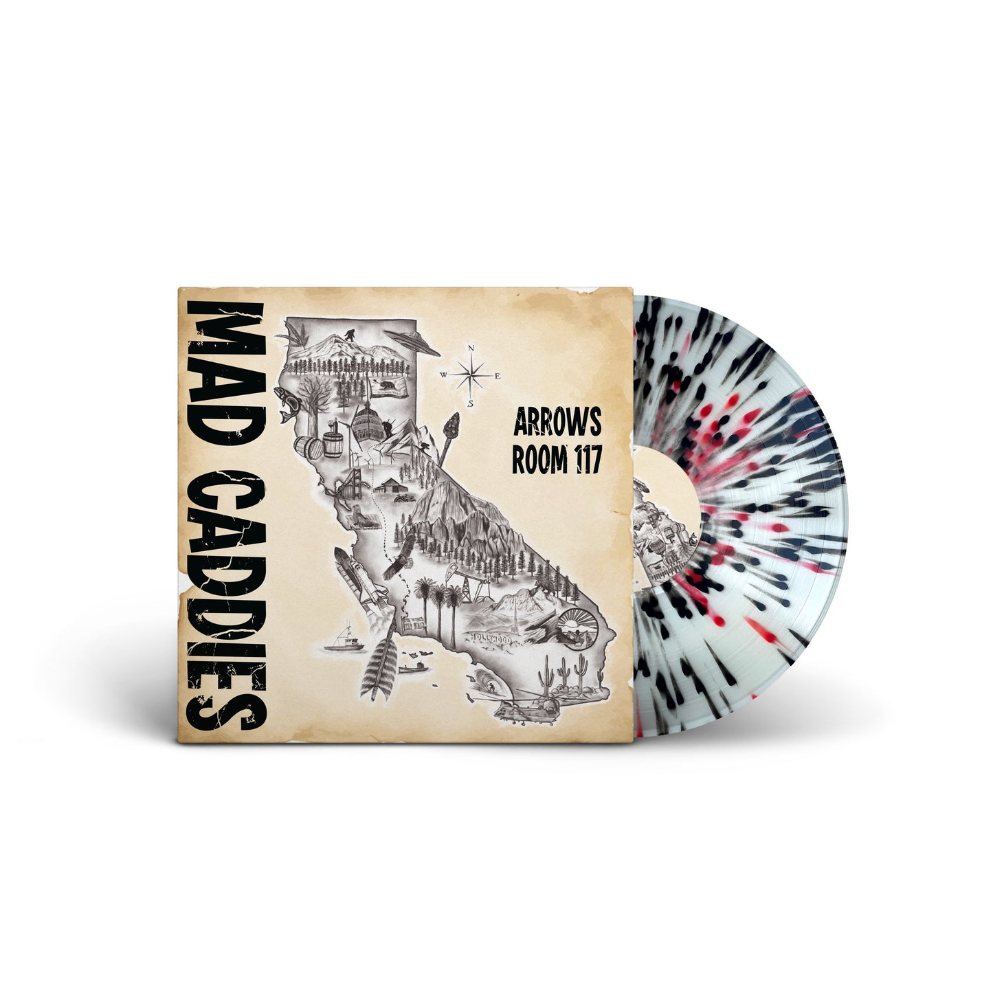 Arrow Room 117 LP (Black/Red Splatter)