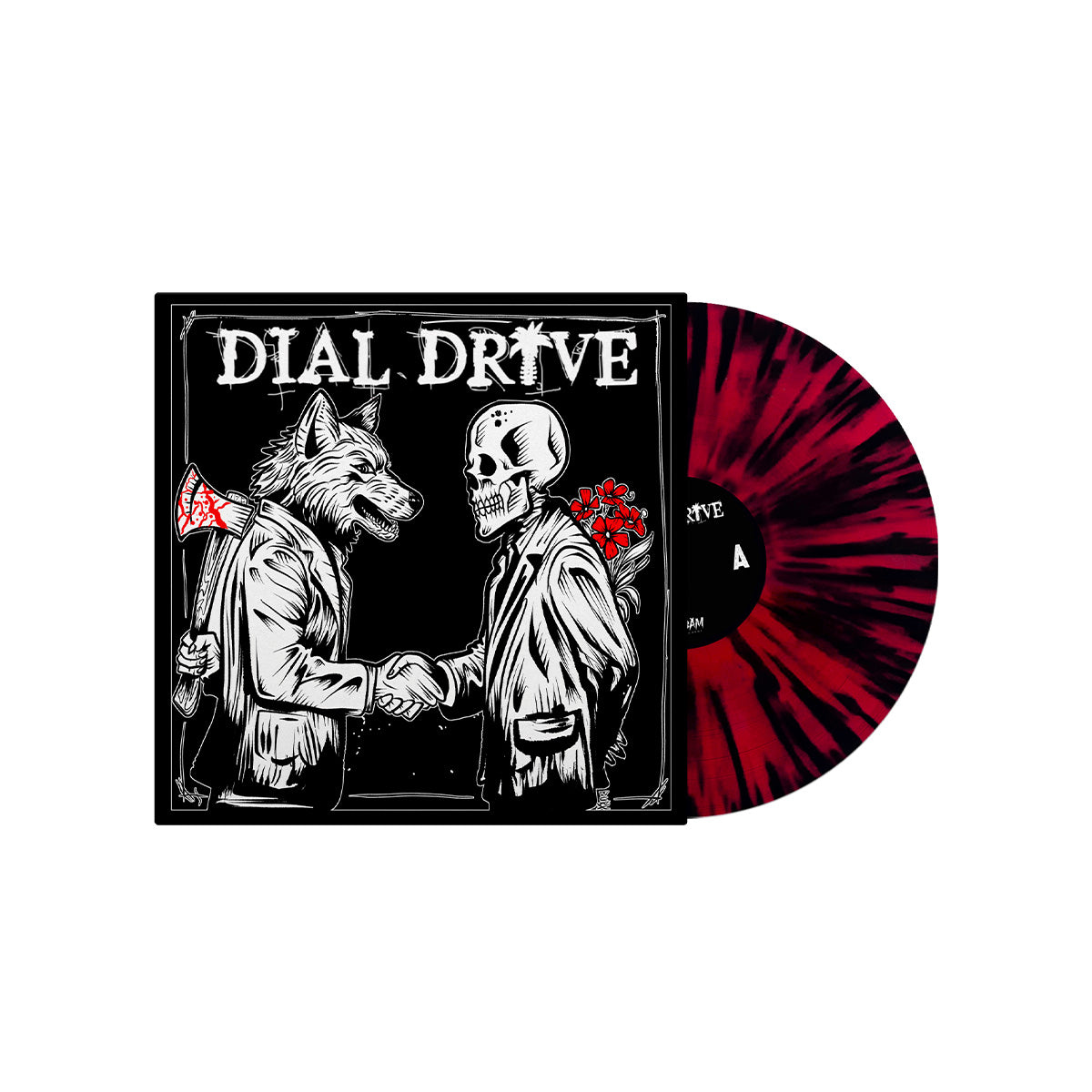 Dial Drive LP (Black/Red Splatter)