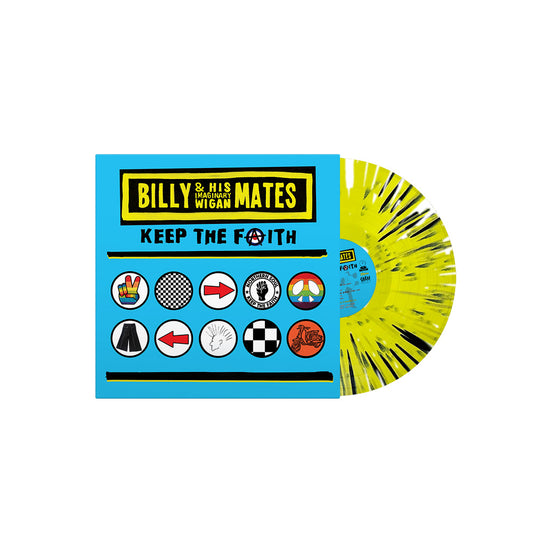 Keep the Faith LP (Yellow/Black Splatter)